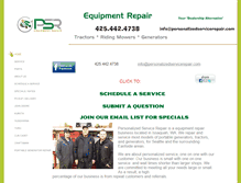 Tablet Screenshot of personalizedservicerepair.com